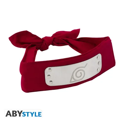 Cinta de cabeza Naruto Shippuden Konoha roja talla adulto