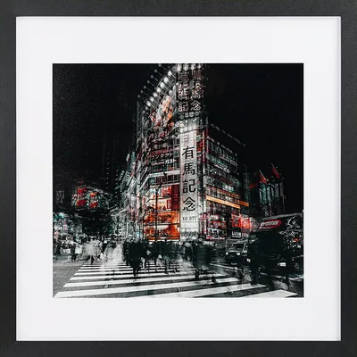 Lámina enmarcada GB eye Colours of Tokyo by Carmine Chiri 40x40 cm