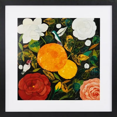 Lámina enmarcada GB eye Marigold by Isabelle Ri 40x40 cm
