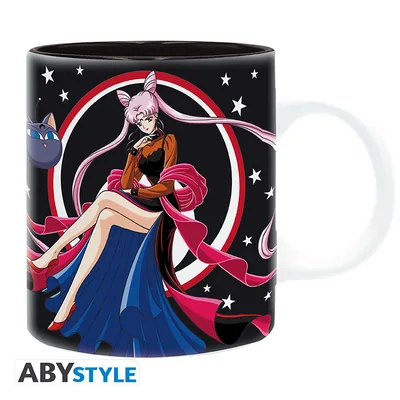 Taza Sailor Moon vs Black Lady 320 ml