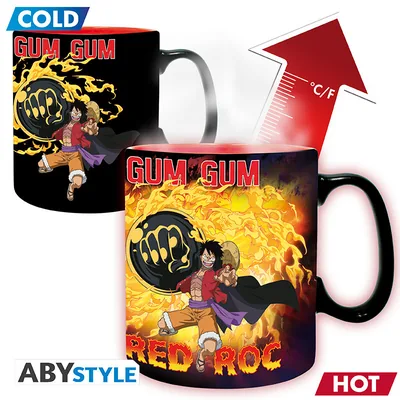 Taza termocromática One Piece Luffy vs Kaido 460 ml