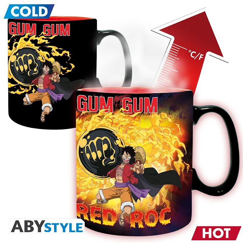 Taza termocromática One Piece Luffy vs Kaido 460 ml