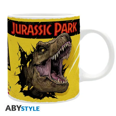 Taza Jurassic Park Referencias 320 ml