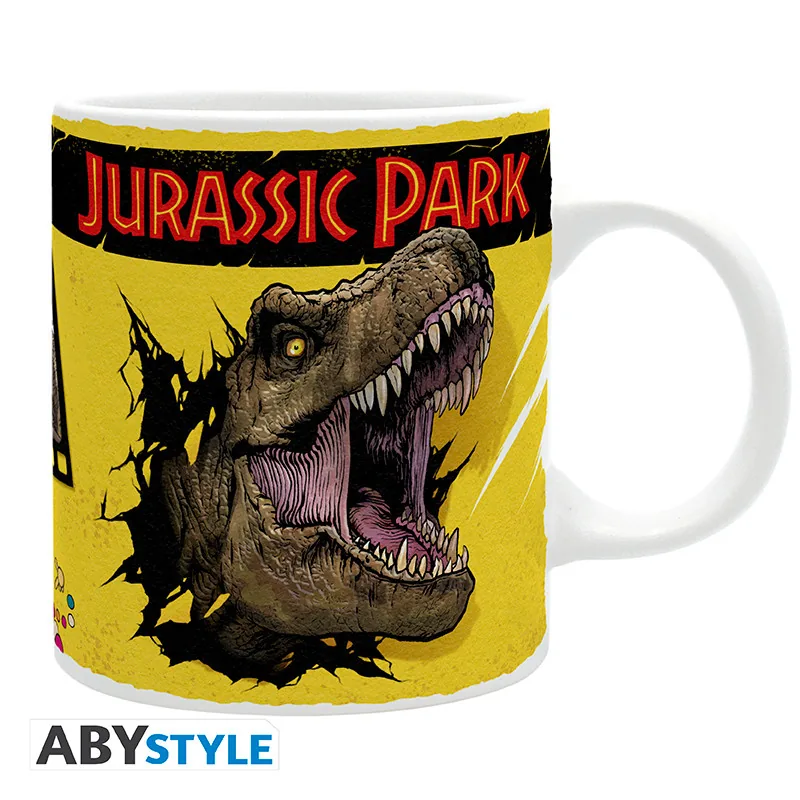 Taza Jurassic Park Referencias 320 ml