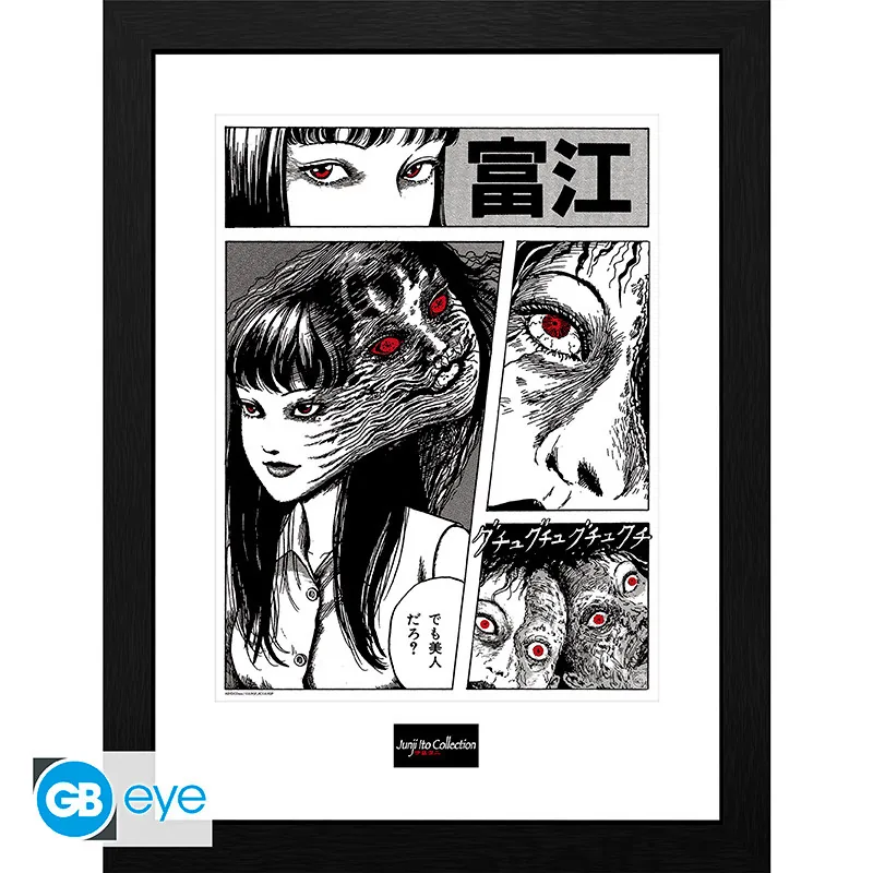 Lámina enmarcada Junji Ito Tomie 30x40 cm