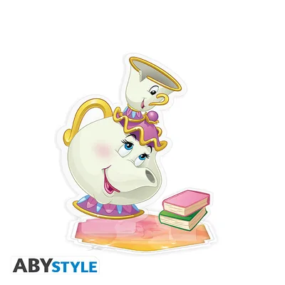 Acryl® Disney La Bella y la Bestia Chip y Mrs. Potts