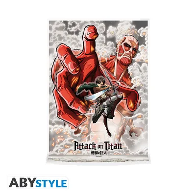 Acryl® Diorama Attack on Titan Eren vs Titán Colosal