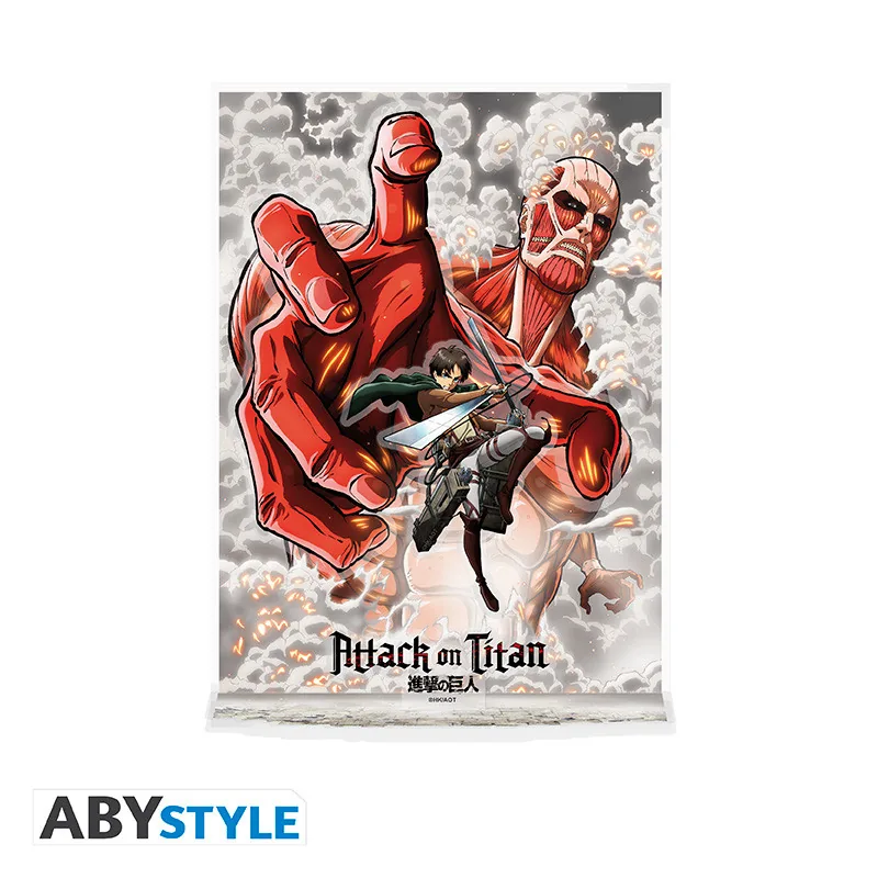 Acryl® Diorama Attack on Titan Eren vs Titán Colosal