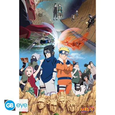 Póster Maxi Naruto Voluntad de Fuego 91,5x61 cm