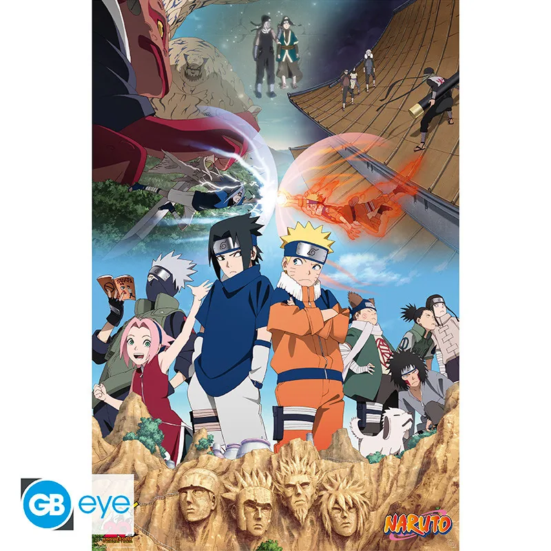 Póster Maxi Naruto Voluntad de Fuego 91,5x61 cm