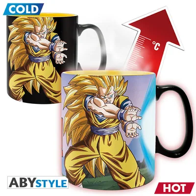 Taza termocromática Dragon Ball Z Kamehameha 460 ml