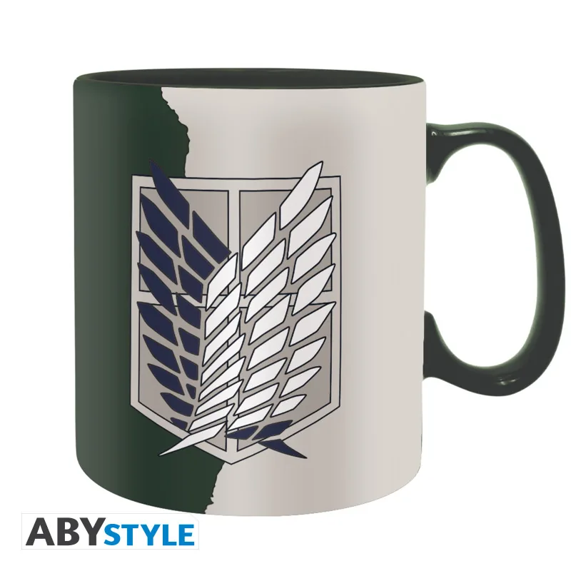 Taza Ataque a los Titanes Emblema T4 460 ml