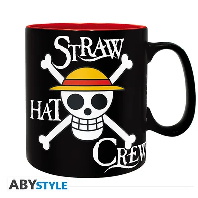 Taza One Piece Luffy y calavera 460 ml