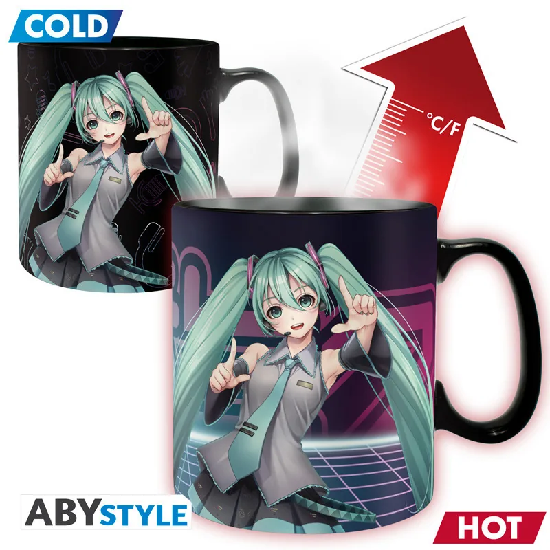 Taza termocrómica Hatsune Miku 460 ml
