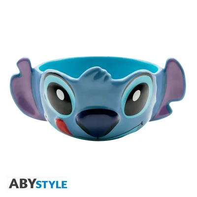 Bol 3D Disney Cabeza de Stitch 700 ml
