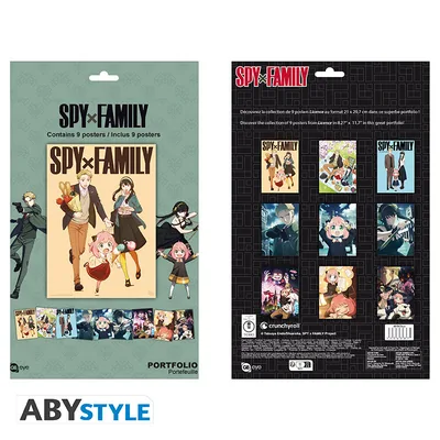 Portfolio 9 pósteres Spy x Family Personajes S4 21x29,7 cm