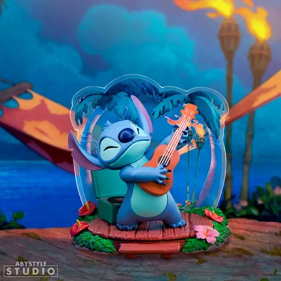 Figura Stitch Guitarra Disney