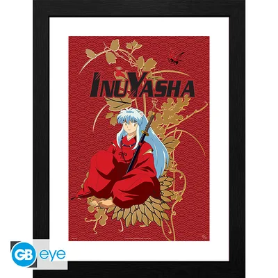 Lámina enmarcada Inuyasha 30x40 cm