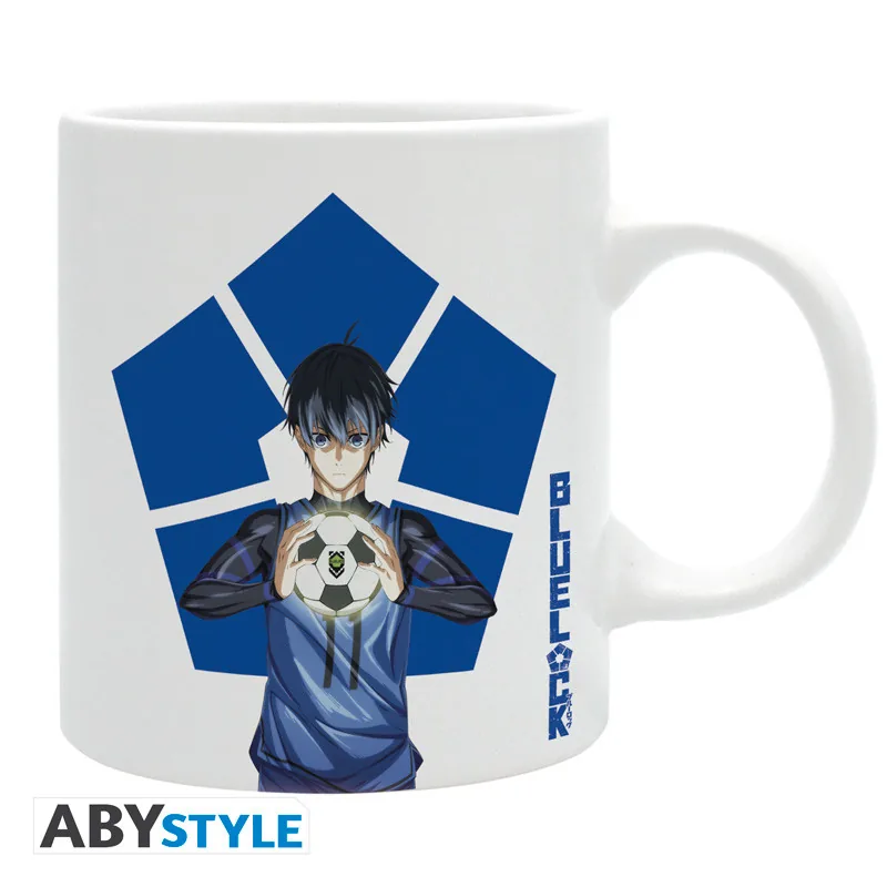 Taza Blue Lock Isagi y rivales mate 320 ml