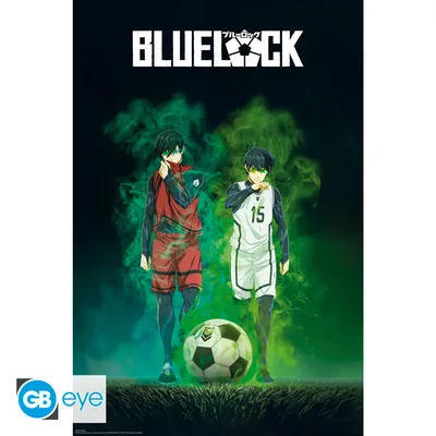 Póster Blue Lock Isagi vs Rin 91,5x61 cm