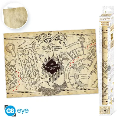 Póster pergamino Harry Potter Mapa del Merodeador