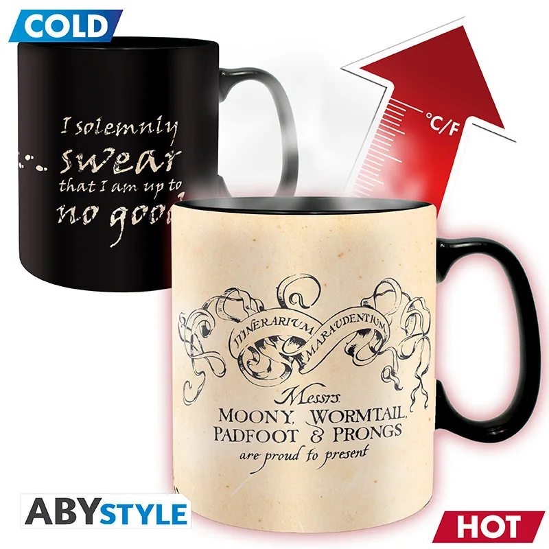 Taza termocrómica Harry Potter Merodeadores 460 ml
