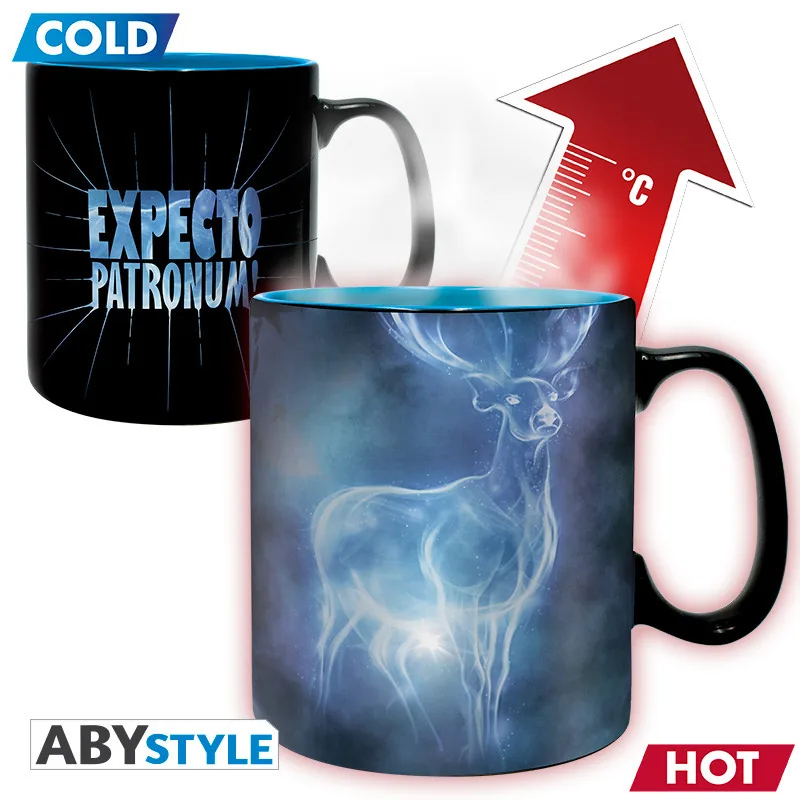 Taza termocrómica Harry Potter Patronus 460 ml