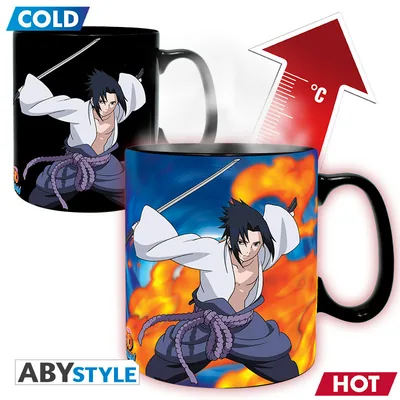 Taza termocrómica Naruto Shippuden Duelo 460 ml