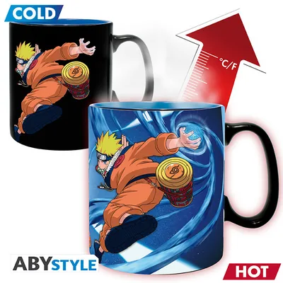 Taza termocrómica Naruto Naruto y Sasuke 460 ml