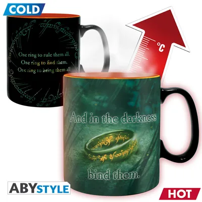 Taza termosensible El Señor de los Anillos Sauron 460 ml
