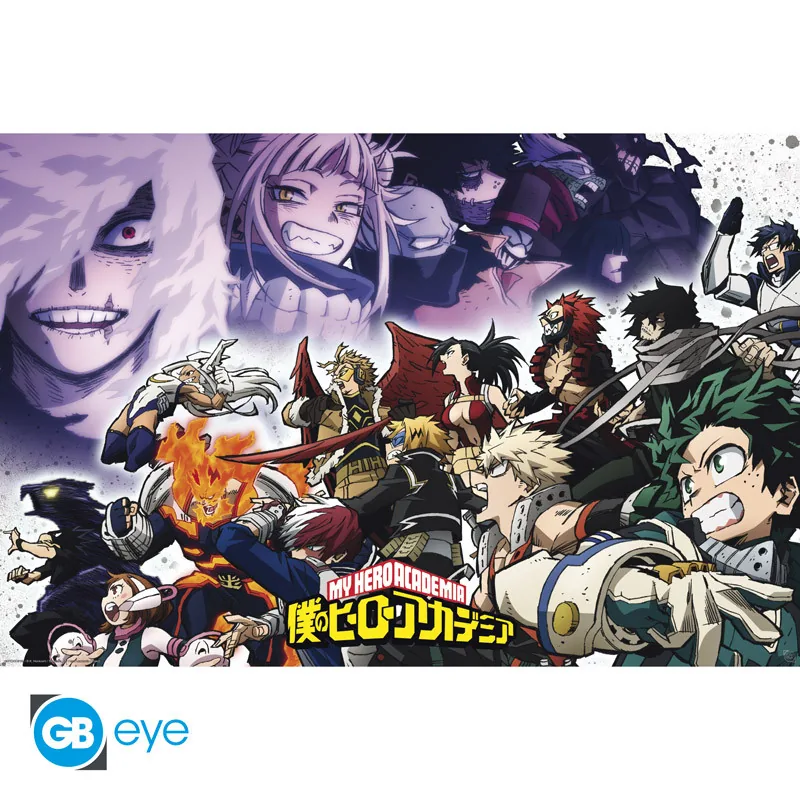 Póster My Hero Academia Heroes vs Villains 91,5x61 cm