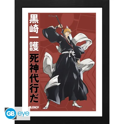 Lámina enmarcada Bleach TYBW Ichigo 30x40 cm