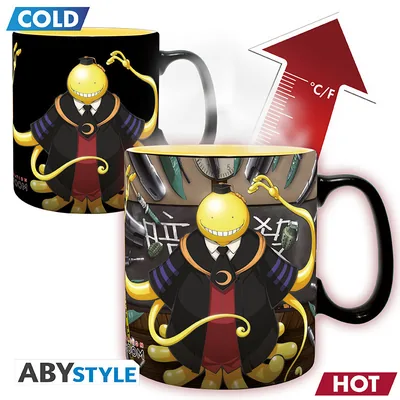 Taza termosensible Assassination Classroom Koro Sensei 460 ml