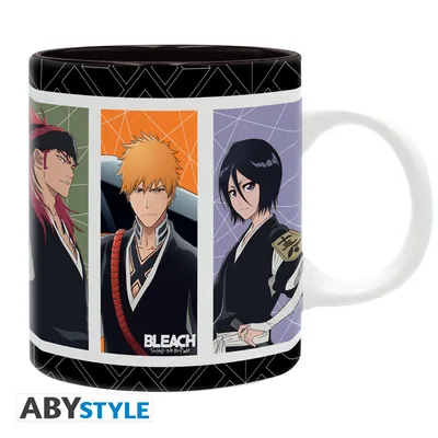 Taza Bleach TYBW Ichigo y grupo de Shinigami 320 ml