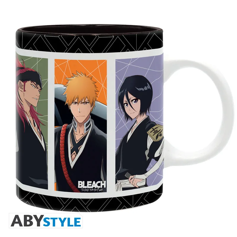 Taza Bleach TYBW Ichigo y grupo de Shinigami 320 ml