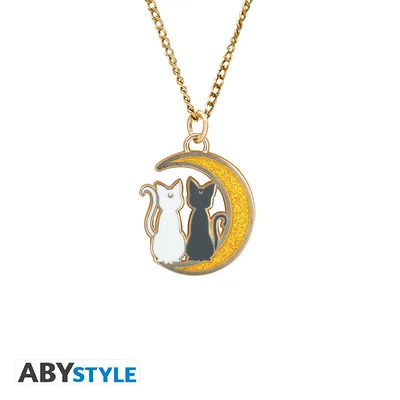 Collar colgante Sailor Moon Gatos en la luna