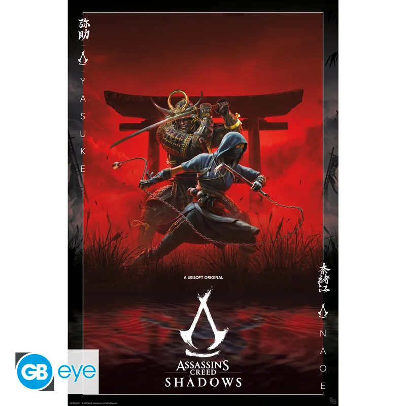 Póster Assassin's Creed Shadows Key Art 91,5x61 cm