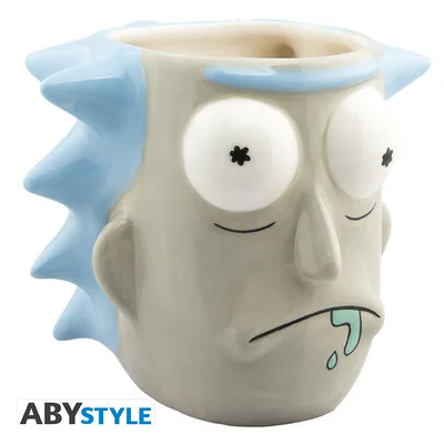 Taza 3D Rick y Morty Rick Sanchez