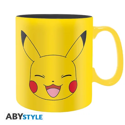 Taza Pokémon Pikachu cara 460 ml