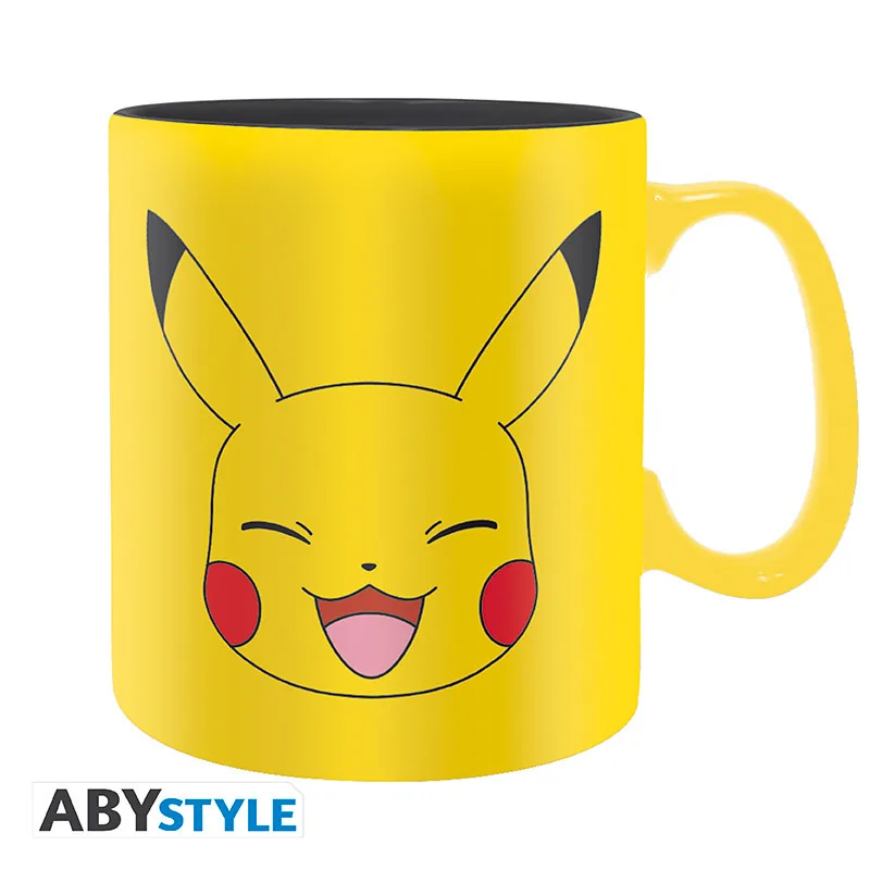 Taza Pokémon Pikachu cara 460 ml