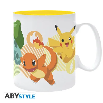 Taza Pokémon Pikachu y iniciales 460 ml