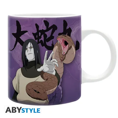 Taza Naruto Shippuden Orochimaru y Sasuke 320 ml