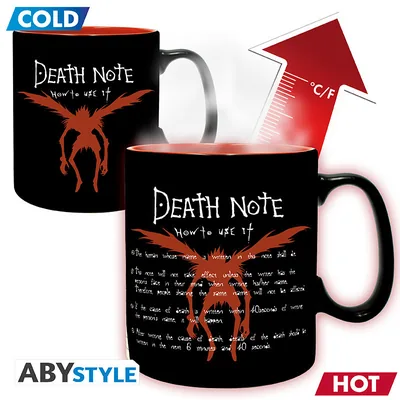 Taza termocrómica Death Note L y Light 460 ml