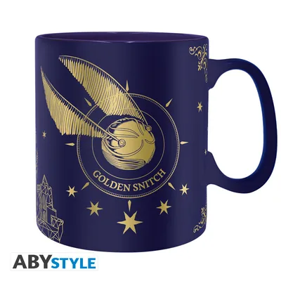 Taza Harry Potter Snitch Dorada 460 ml