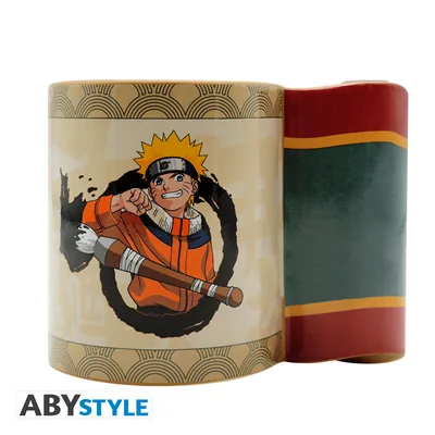 Taza 3D Naruto Pergamino de Naruto 460 ml