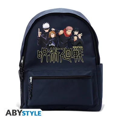 Mochila azul Jujutsu Kaisen Grupo