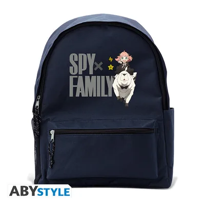 Mochila azul Spy x Family Anya y Bond
