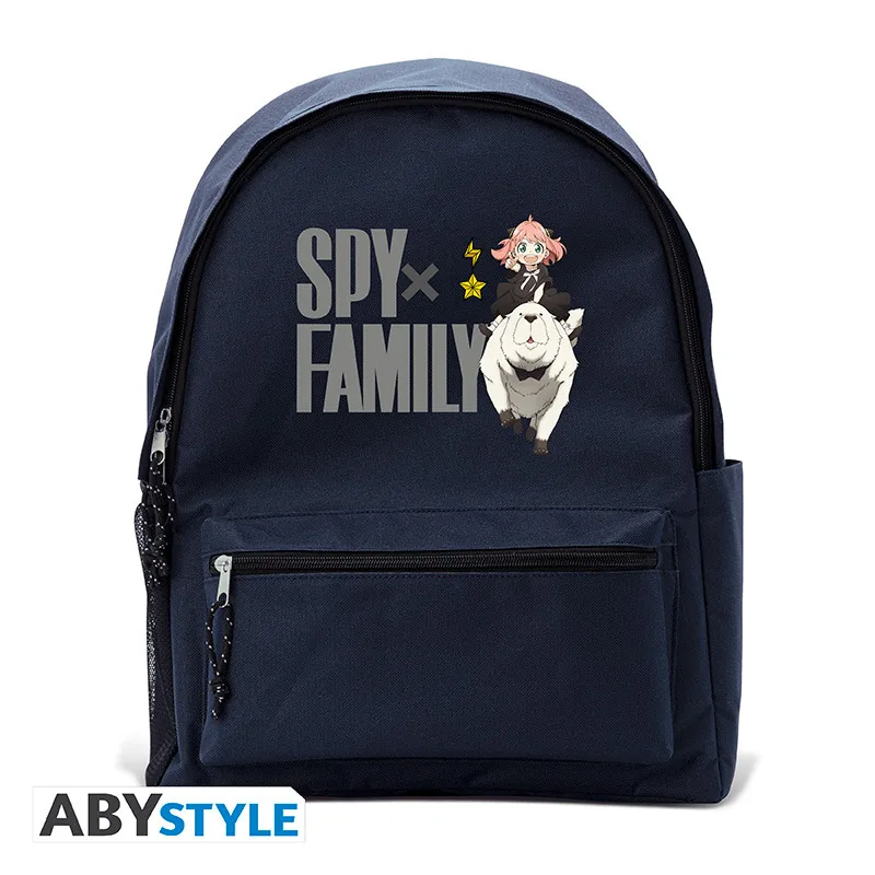 Mochila azul Spy x Family Anya y Bond