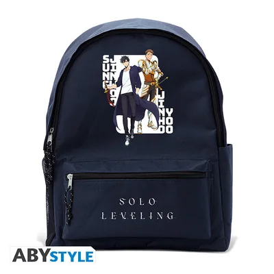 Mochila azul Solo Leveling Jinwoo y Jinho