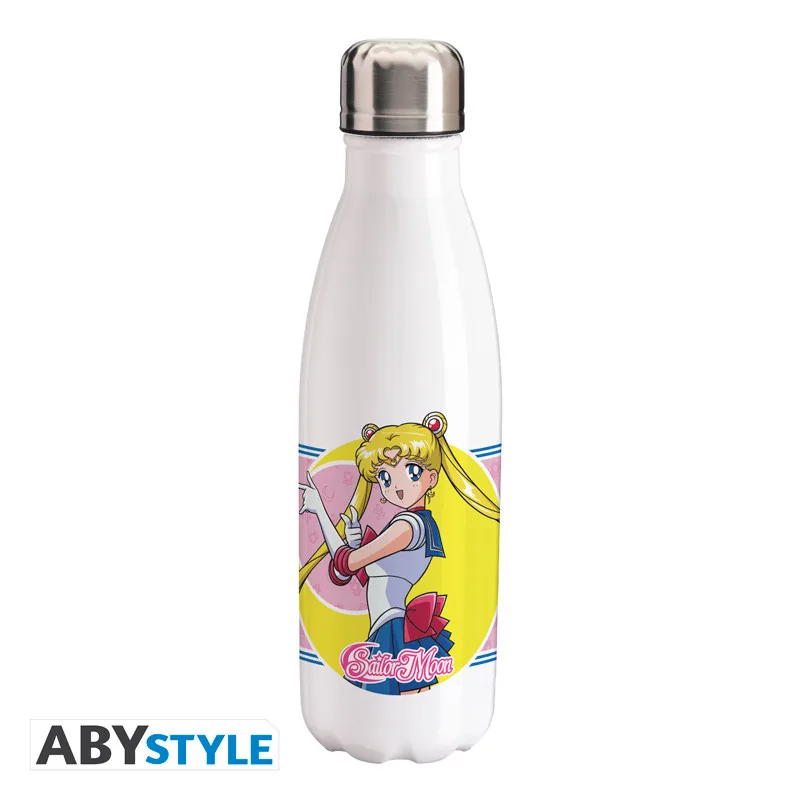 Botella de agua Sailor Moon y Luna